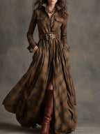 Helen - Belted Shirt Dress with Pockets