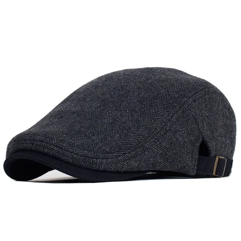 Ben - Herringbone Patterned Cap