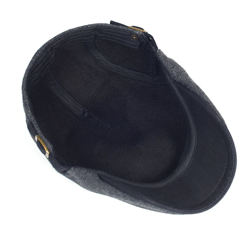 Ben - Herringbone Patterned Cap