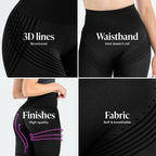 Lairra - 3D Textured Shaping Leggings