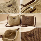 Kim - Straw Crossbody Bag