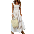 Aubrey - Retro Smocked Summer Dress