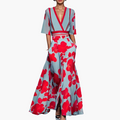 Amelia - Elegant Floral Midi Dress