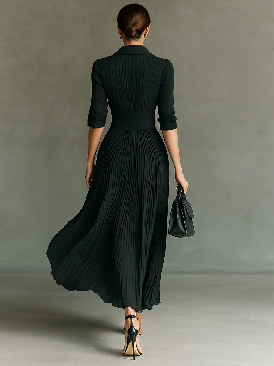 Gina - Long Sleeve Maxi Dress