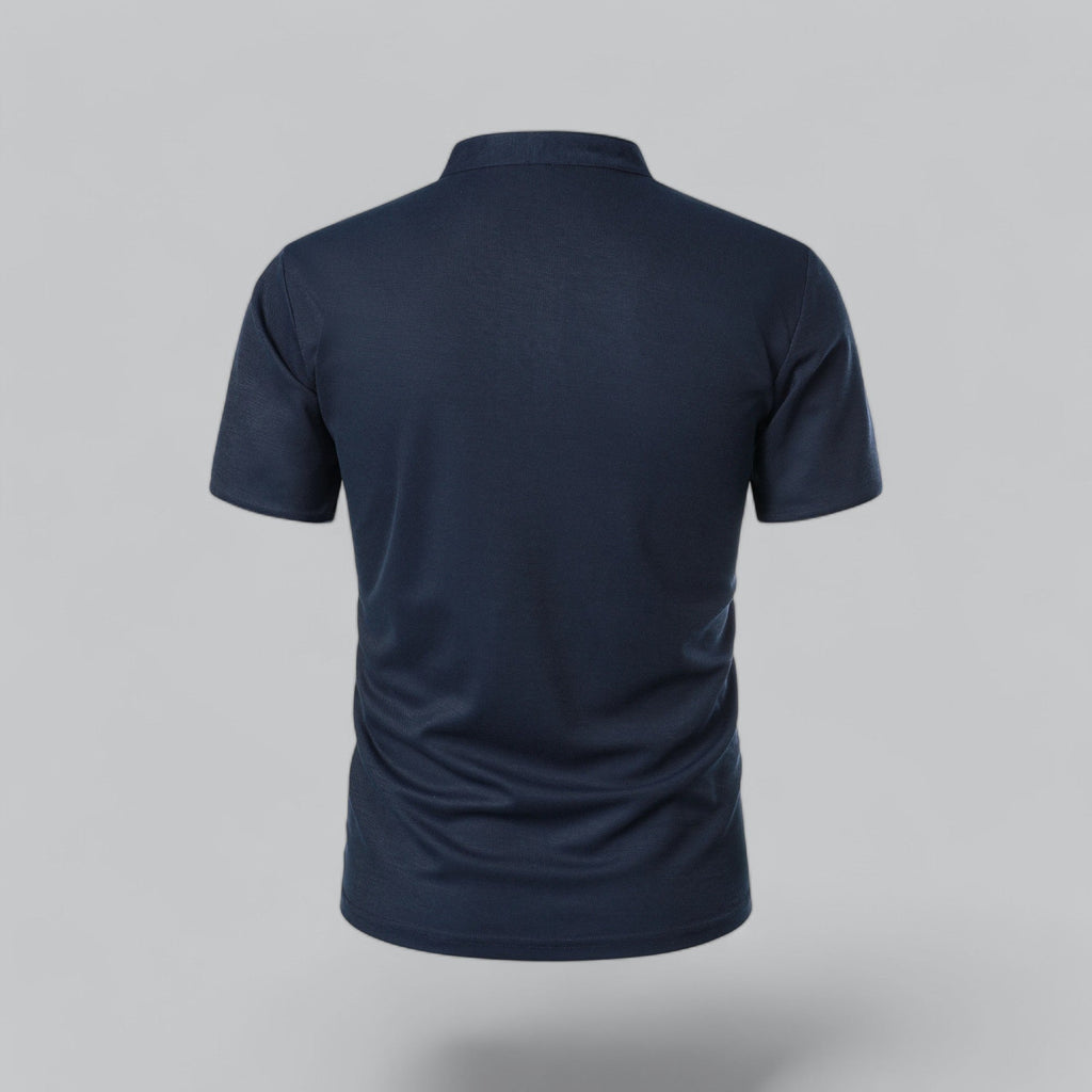 Wilfred - Collarless Polo Shirt