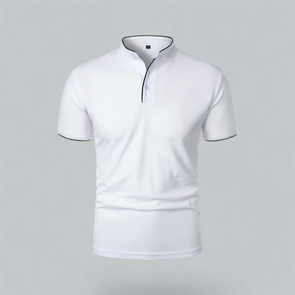 Wilfred - Collarless Polo Shirt