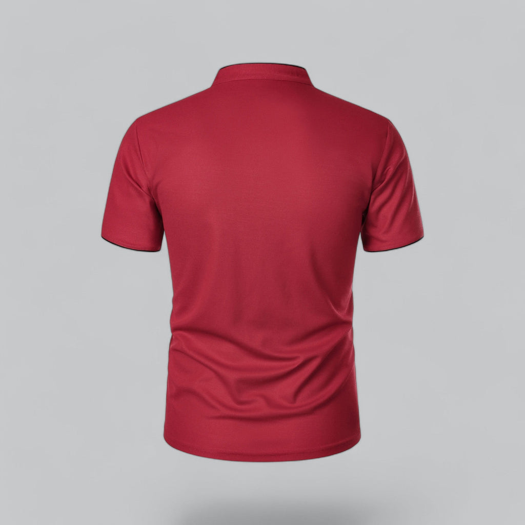 Wilfred - Collarless Polo Shirt