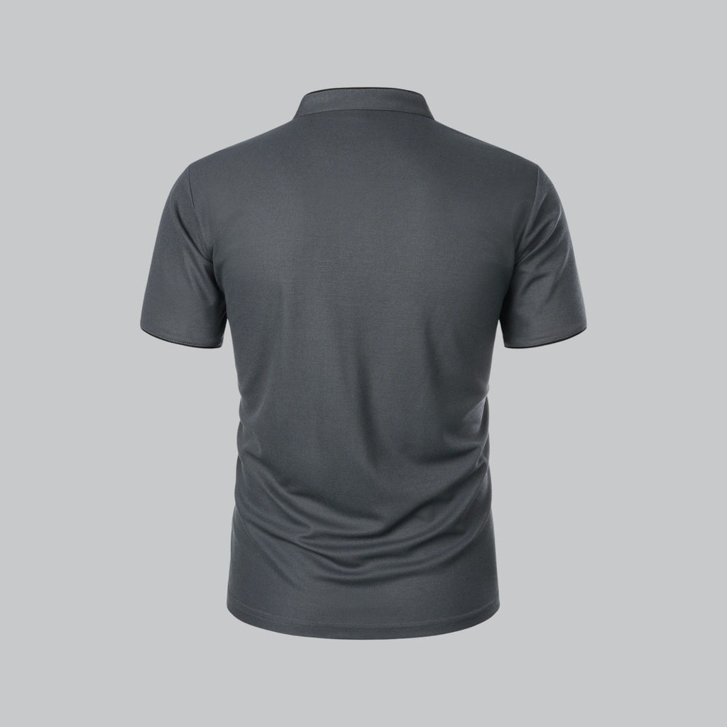 Wilfred - Collarless Polo Shirt