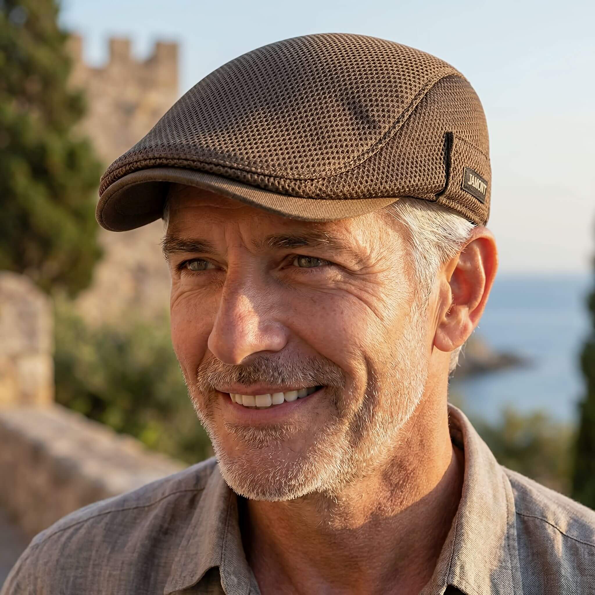 Brayden - Breathable Mesh Flat Cap