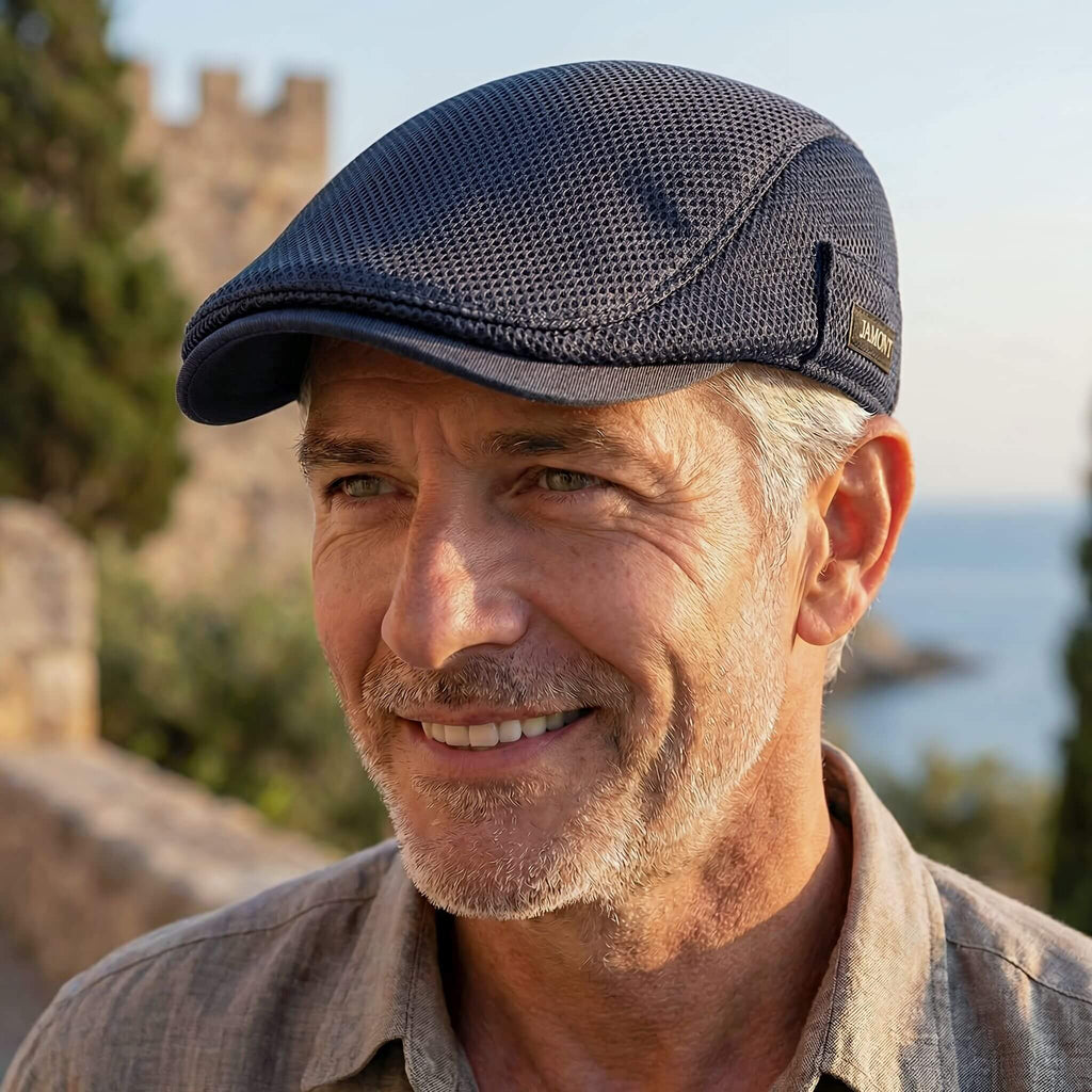Brayden - Breathable Mesh Flat Cap