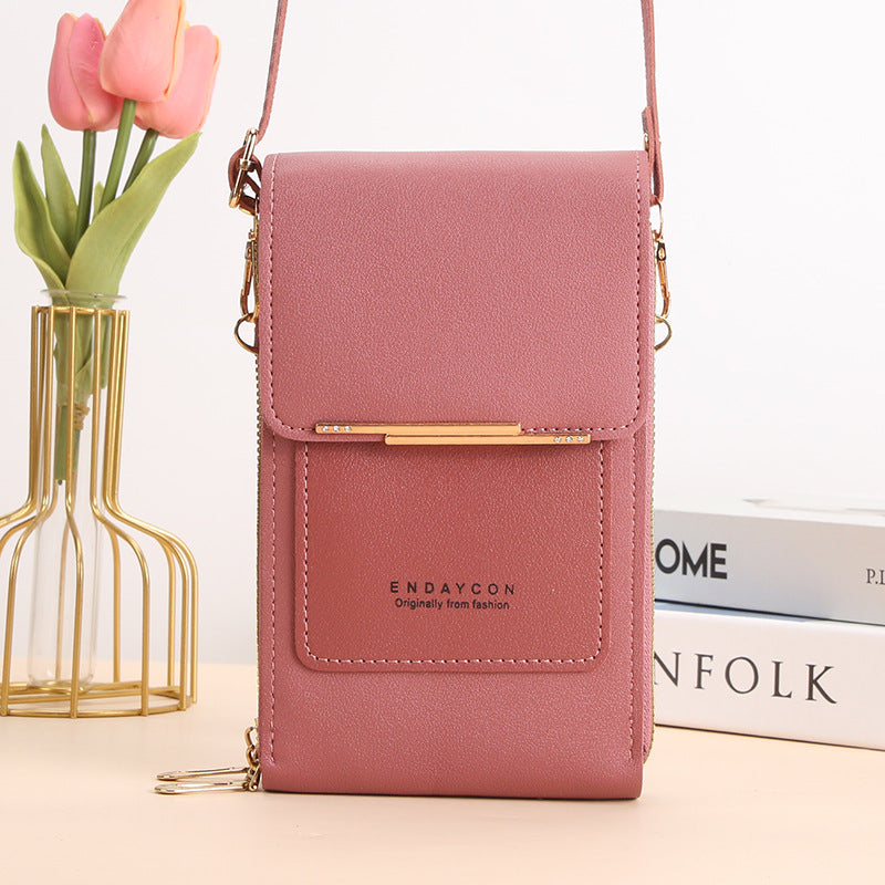Zaley - Stylish Mobile Phone Messenger Bag with Touch Screen