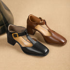 Maricel - T-trap Leather Pumps