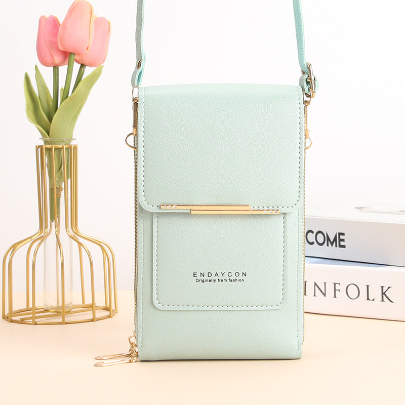 Zaley - Stylish Mobile Phone Messenger Bag with Touch Screen