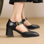 Maricel - T-trap Leather Pumps