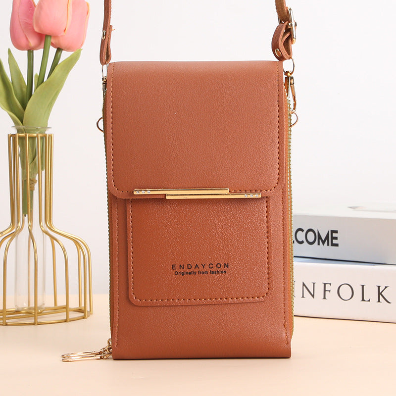 Zaley - Stylish Mobile Phone Messenger Bag with Touch Screen