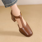 Maricel - T-trap Leather Pumps