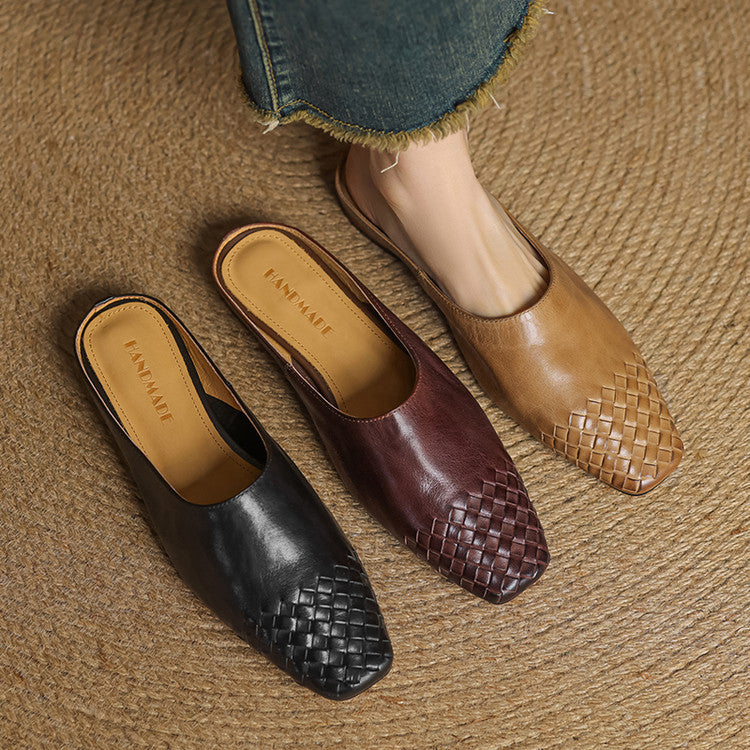 Paula - Geniune Leather Mules