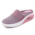 Elaine - Breathable Slip-On Mules in Pink