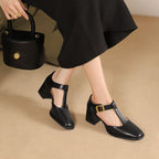 Maricel - T-trap Leather Pumps