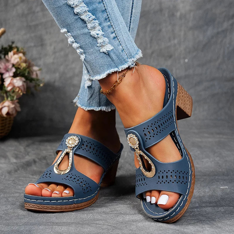 Stacy - Chic Cushioned Comfort Sandals