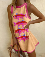Bria - Summer Linen Mini Dress