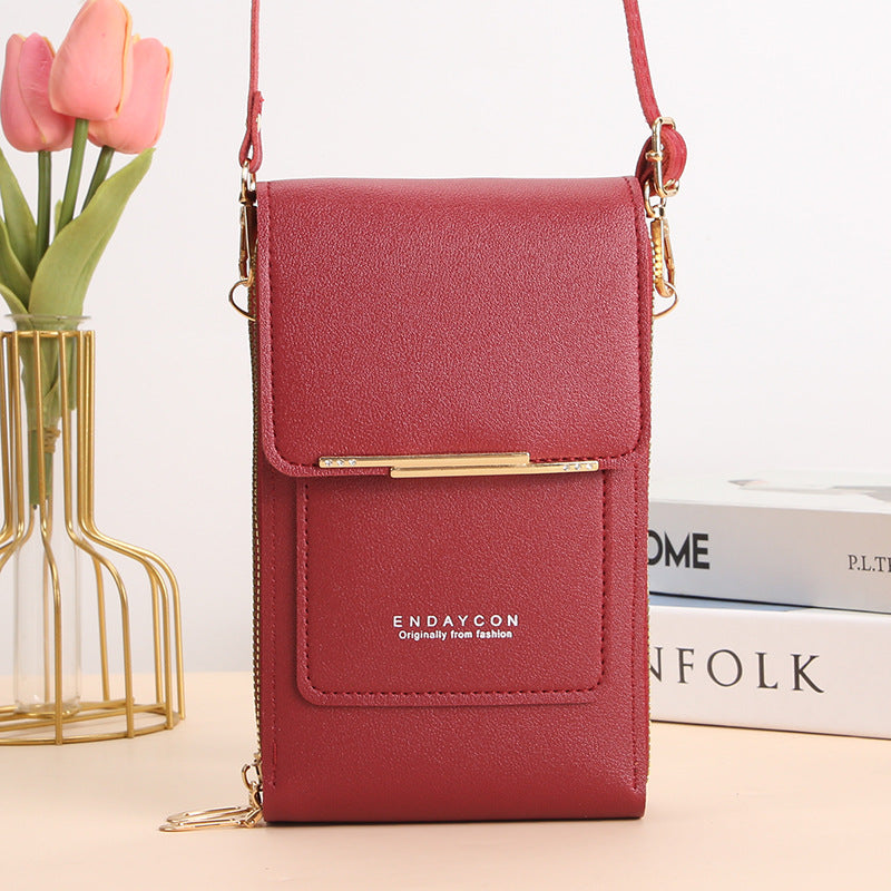 Zaley - Stylish Mobile Phone Messenger Bag with Touch Screen