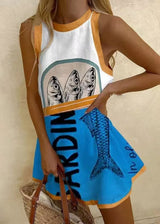 Mitch - Summer Linen Mini Dress