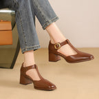 Maricel - T-trap Leather Pumps