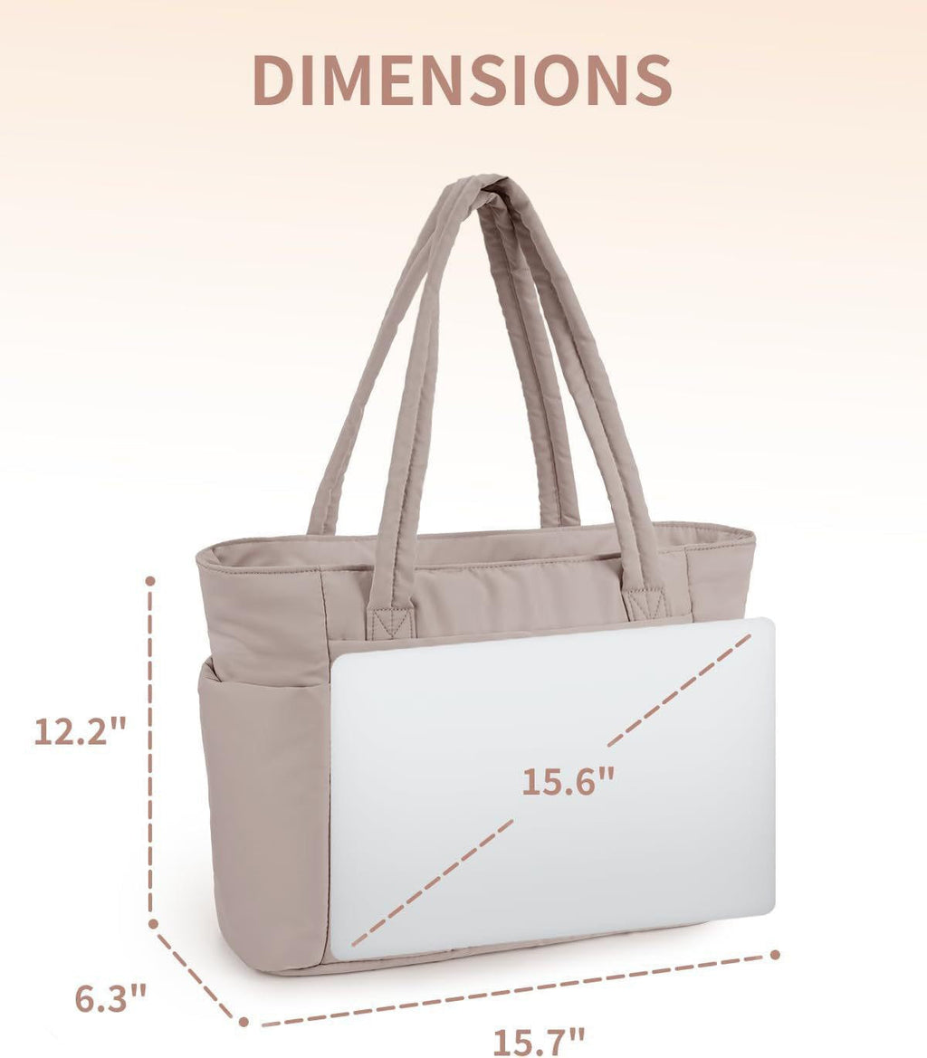 Celine - Quilted Large Capacity Tote Bag
