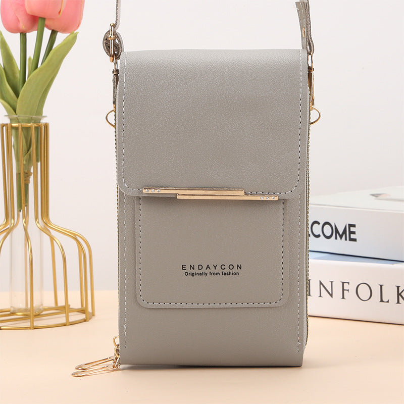 Zaley - Stylish Mobile Phone Messenger Bag with Touch Screen