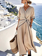 Celina - Relaxed Dress with Draped Waist