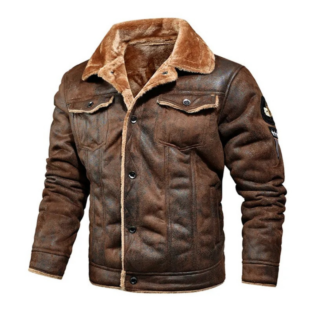 Dom – Warm and Versatile Leather Jacket