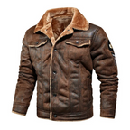 Dom – Warm and Versatile Leather Jacket