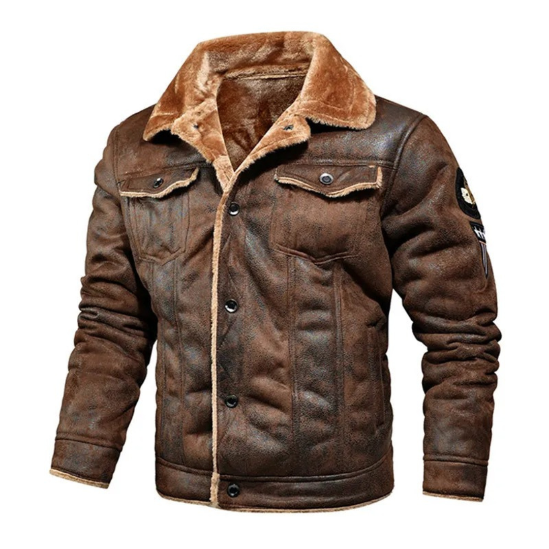 Dom – Warm and Versatile Leather Jacket
