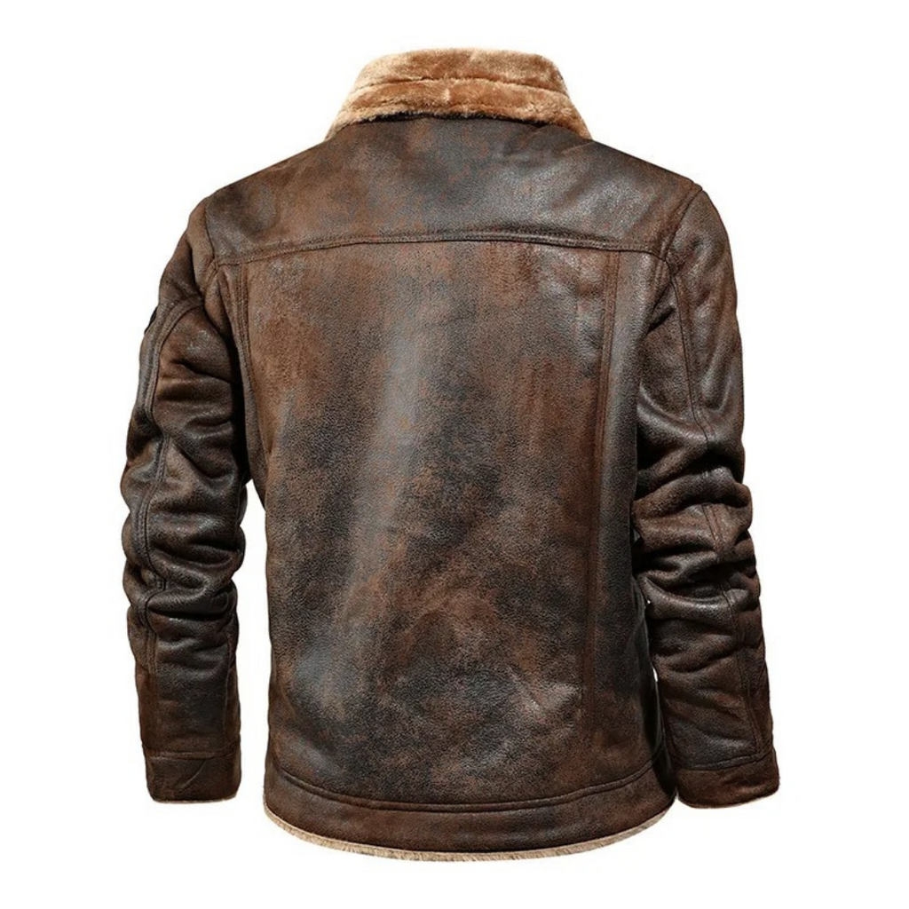 Dom – Warm and Versatile Leather Jacket