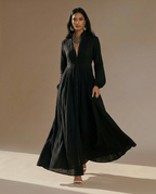 Becky - Trendy Linen Maxi Dress