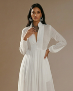 Becky - Trendy Linen Maxi Dress