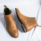 Cosmo - Chelsea Leather-Look Boots