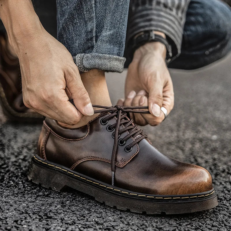 Onyx – Leather Oxford Boots