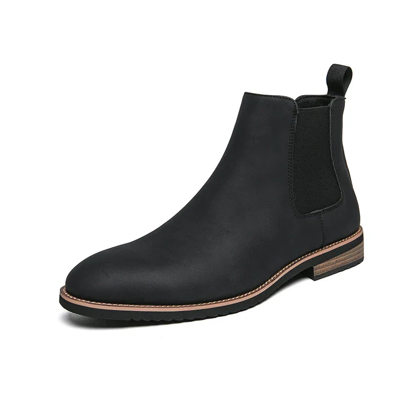 Cosmo - Chelsea Leather-Look Boots