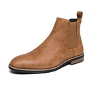 Cosmo - Chelsea Leather-Look Boots