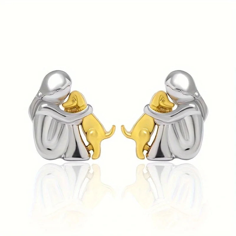 Maxie - Earrings with Dog Charm
