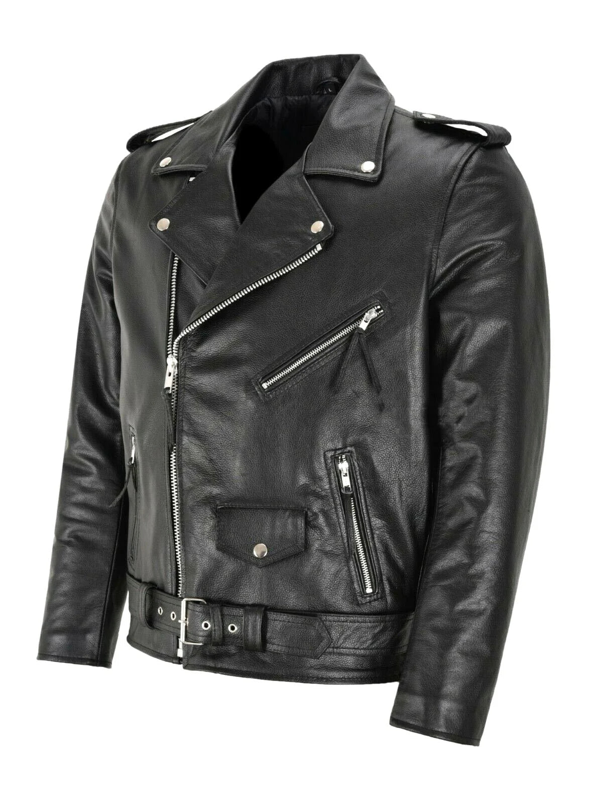 Andrei - Timeless Leather-Look Bomber Jacket