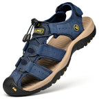 Herbert - Men's Rugged Outdoor Sandals in Blue
