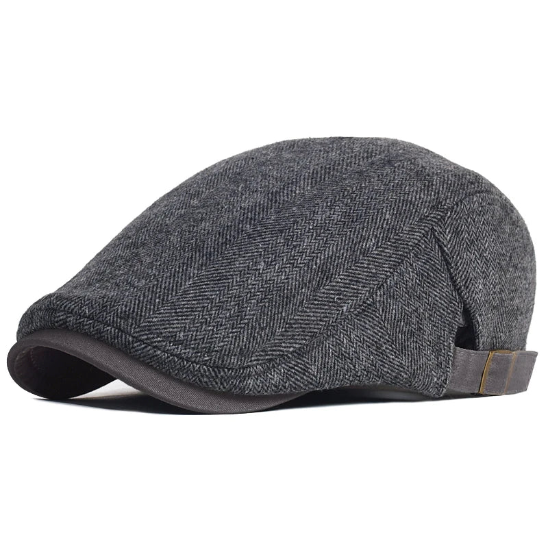 Ben - Herringbone Patterned Cap
