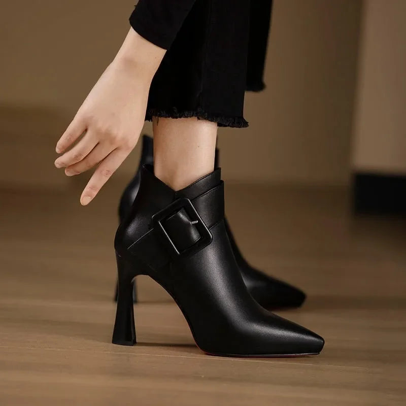 Avelle - Buckle Ankle Boots