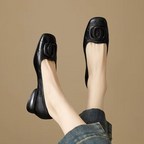 Janela - Elegant Leather Flats