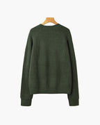 Ravier – Cotton Knit Raglan Sleeve Sweater
