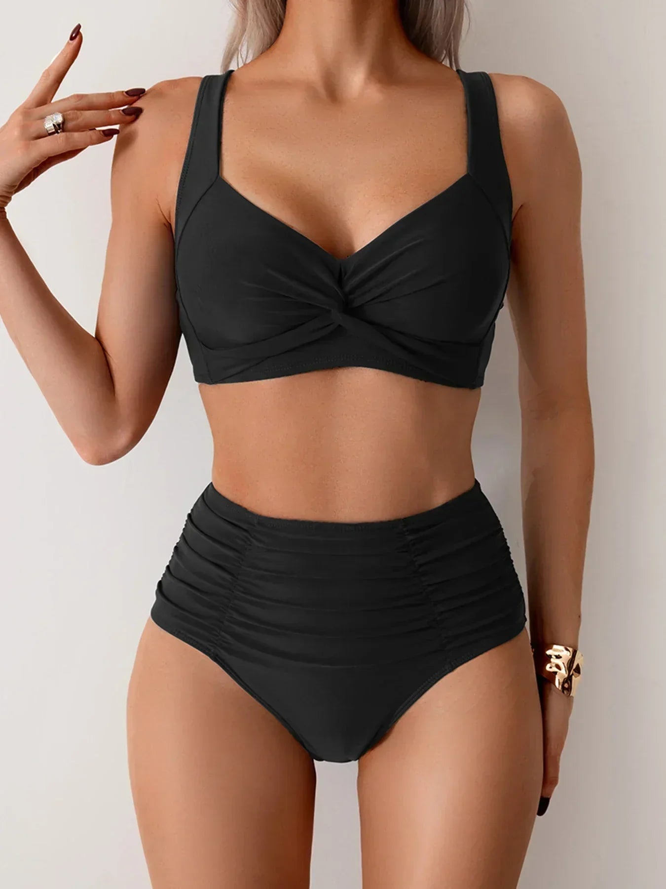 Beshy - High-Waisted Bikini Set
