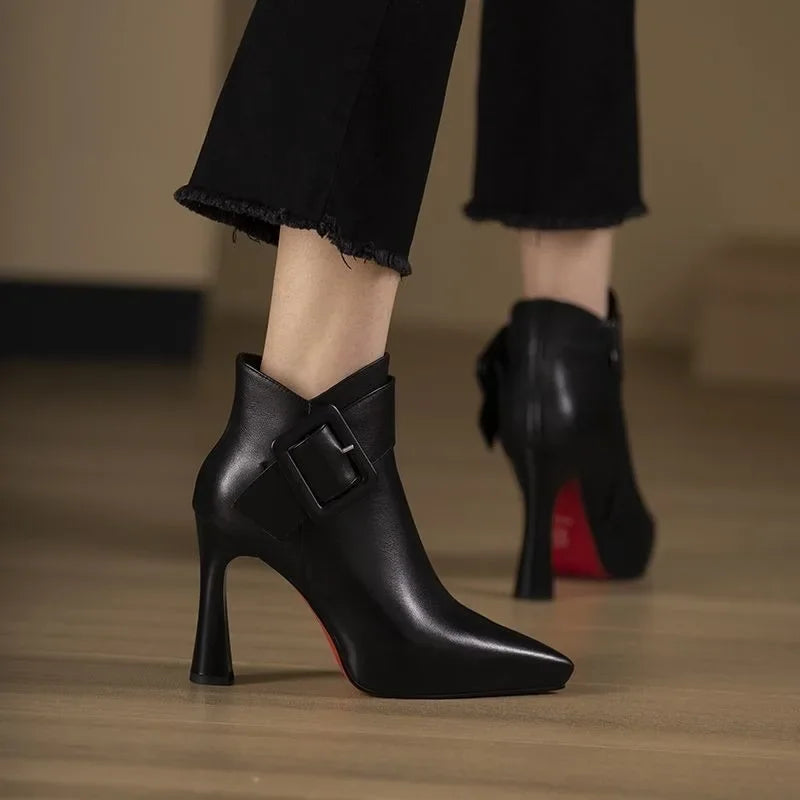 Avelle - Buckle Ankle Boots